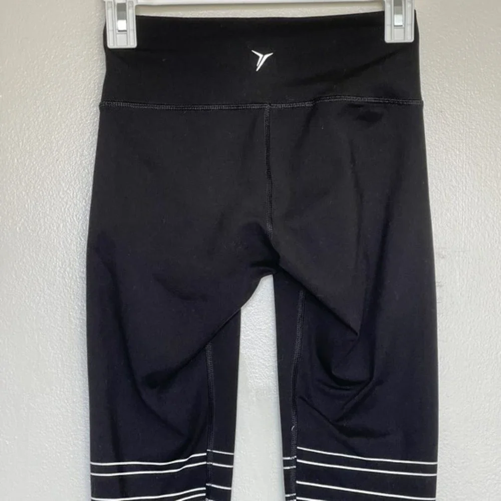 Old Navy Active Go Dry Leggings Sz XS Womens Activewear Workout Sporty Striped
